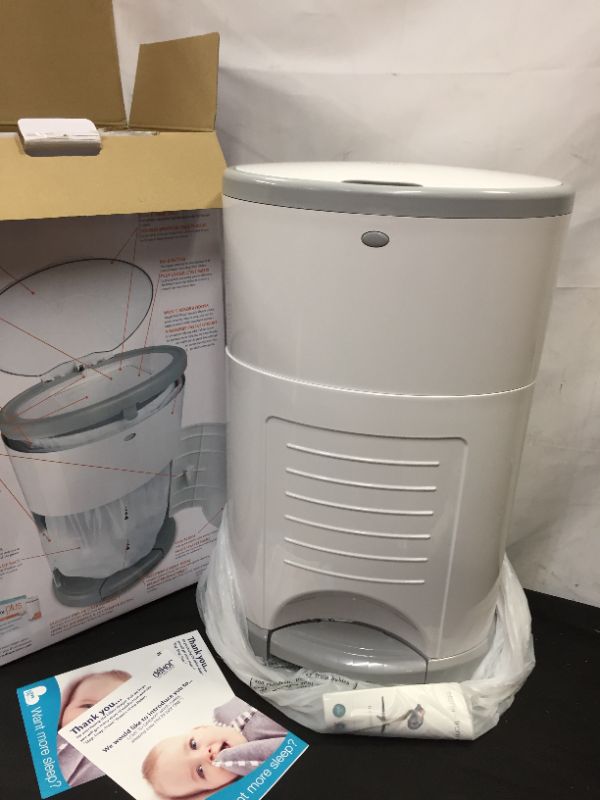 Photo 2 of Dekor Plus Hands Free Diaper Pail - White