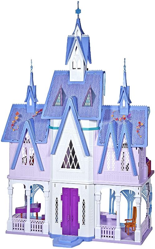 Photo 1 of Disney Frozen Ultimate Arendelle Castle Playset Inspired by The Frozen 2 Movie, 5'. Tall with Lights, Moving Balcony, & 7 Rooms with Accessories
