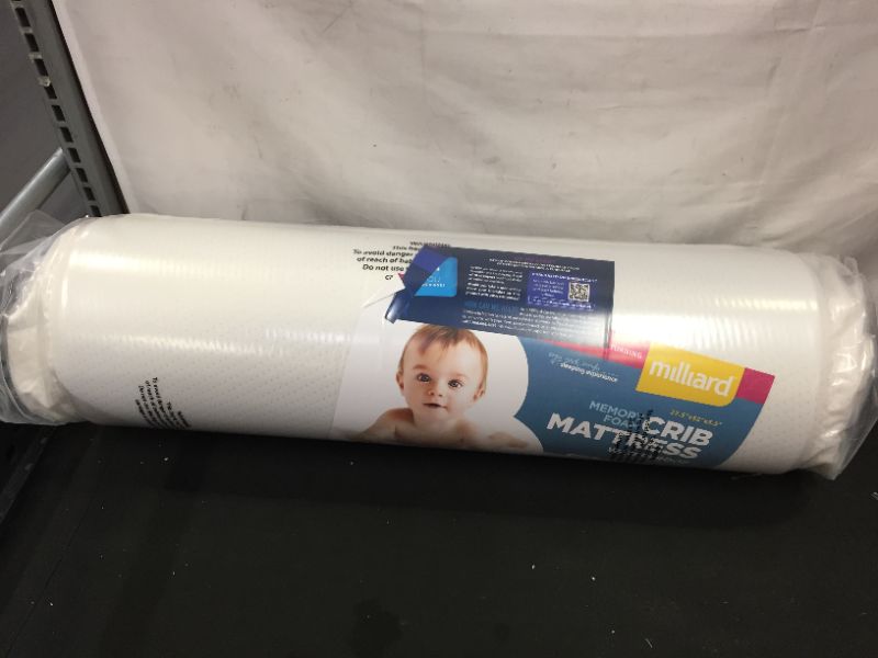 Photo 2 of Milliard Memory Foam Crib Mattress + Waterproof Washable Bamboo Cover Premium Hypoallergenic Toddler Bed and Next Stage Baby Mattress