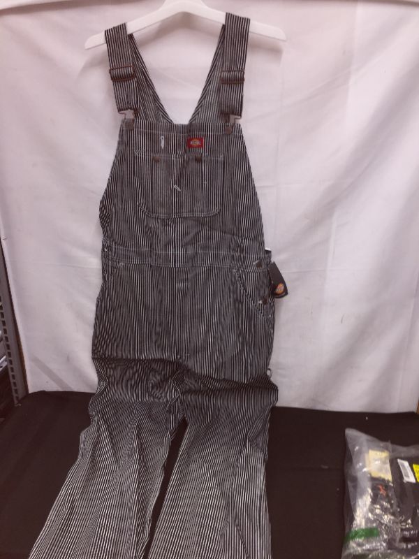 Photo 1 of Dickies Men's Hickory Stripe Bib Overalls - Hickory Stripe 38x32