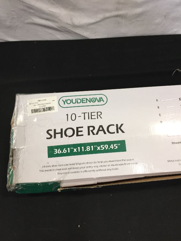 Photo 1 of 10 tier shoe rack 