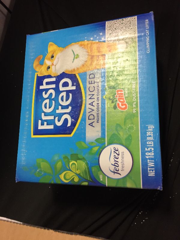Photo 1 of 2 pack of Fresh step clumping cat litter