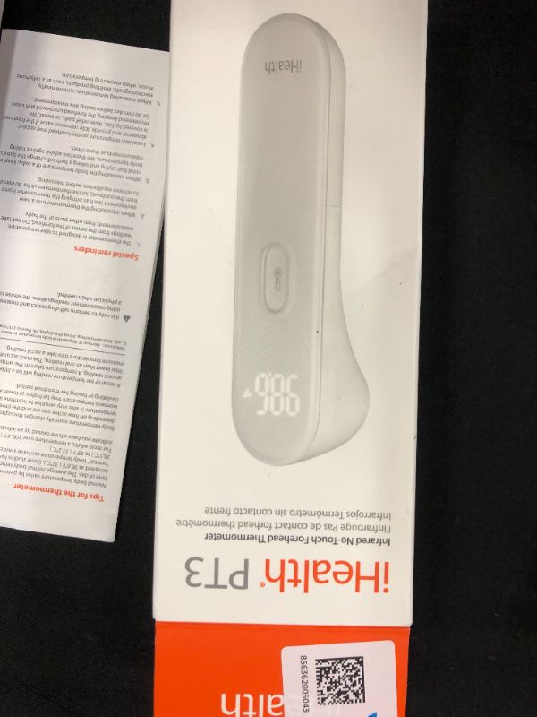 Photo 1 of iHealth Infrared No-Touch Forehead Thermometer