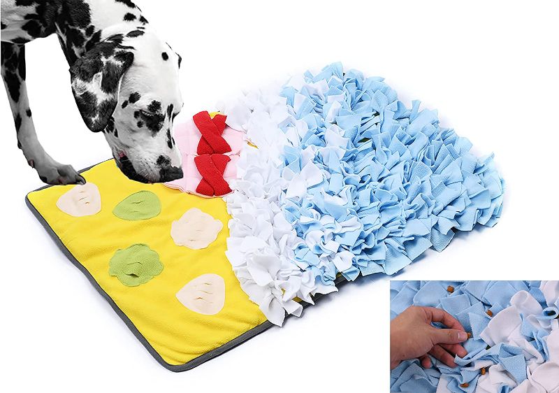 Photo 1 of Piro Summer Beach/Sea Snuffle Mat for Dogs, Interactive Feed Game for Boredom, Encourages Natural Foraging Skills for Cats Dogs Bowl Travel Use, Dog Treat Dispenser Indoor Outdoor Stress Relief
Brand: Piro