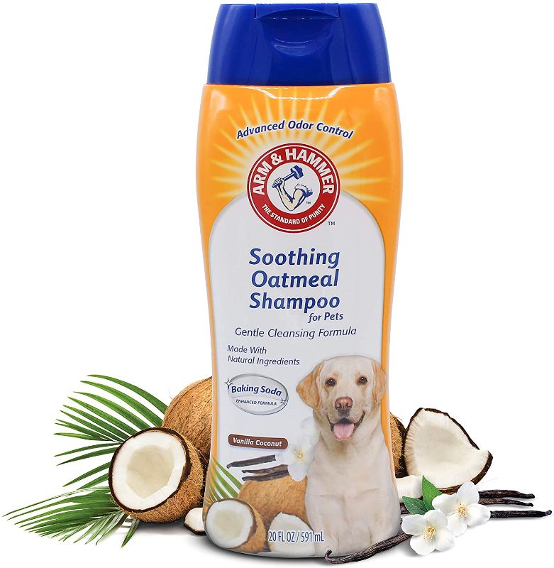 Photo 1 of Arm & Hammer for Pets Soothing Oatmeal Pet Shampoo, Vanilla Coconut-Moisturizing Dog Shampoo from Arm and Hammer-Shampoo for Pets, Dog Shampoo for Smelly Dogs, Dog Oatmeal Shampoo