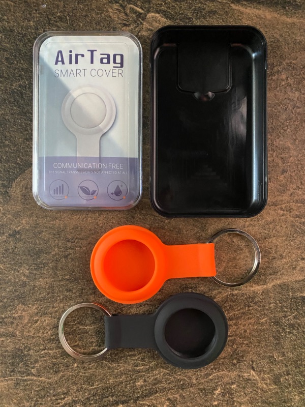 Photo 1 of Air Tag Smart Cover - Orange and Black