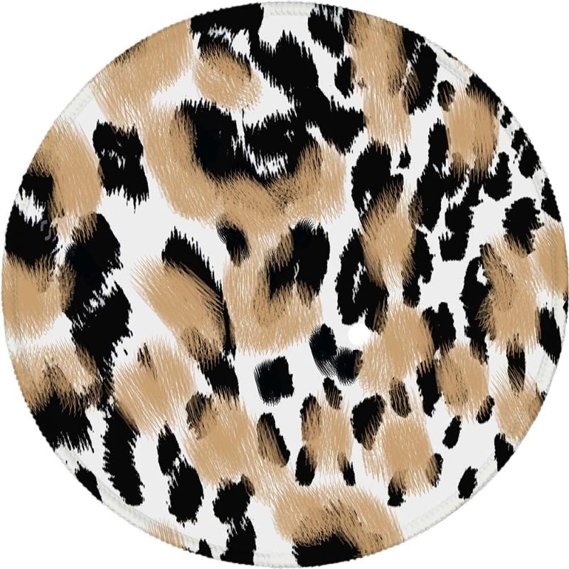 Photo 1 of Round Mouse Pad Non-Slip - 9 inch - Lovely Leopard