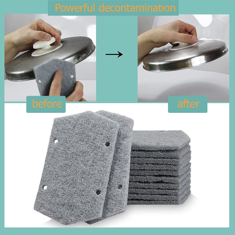 Photo 1 of 12pcs Replaceable Scouring Pad for Window Cleaning Tool