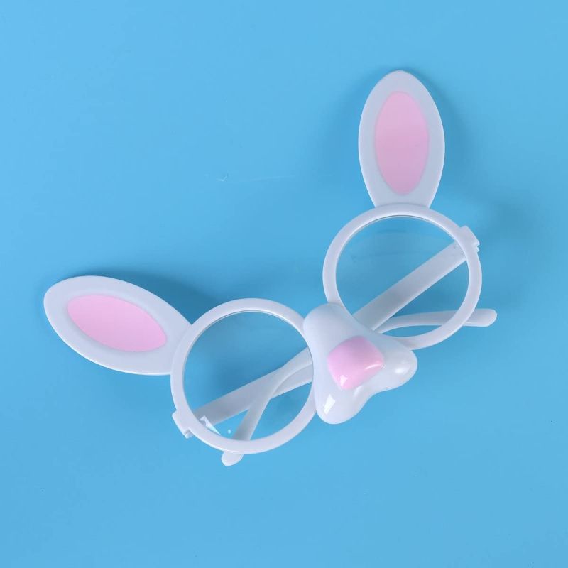 Photo 1 of BESTOYARD Bunny Glasses Rabbit Sunglasses Easter Glasses Rabbit Ear Sunglasses Novelty Decoration for Easter Costume Easter Party Supplies