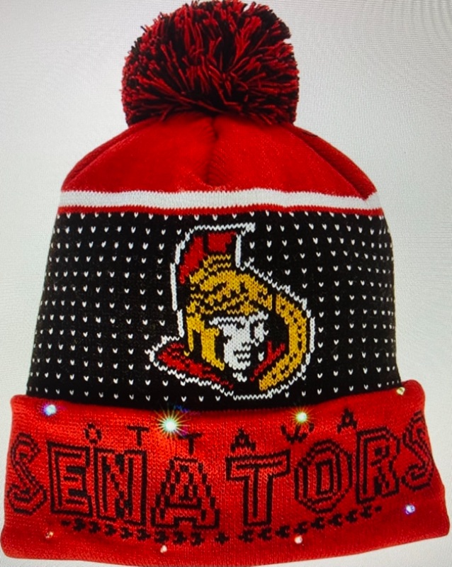 Photo 1 of FOCO NHL Big Logo Knit Light Up Beenie (2018 Edition)