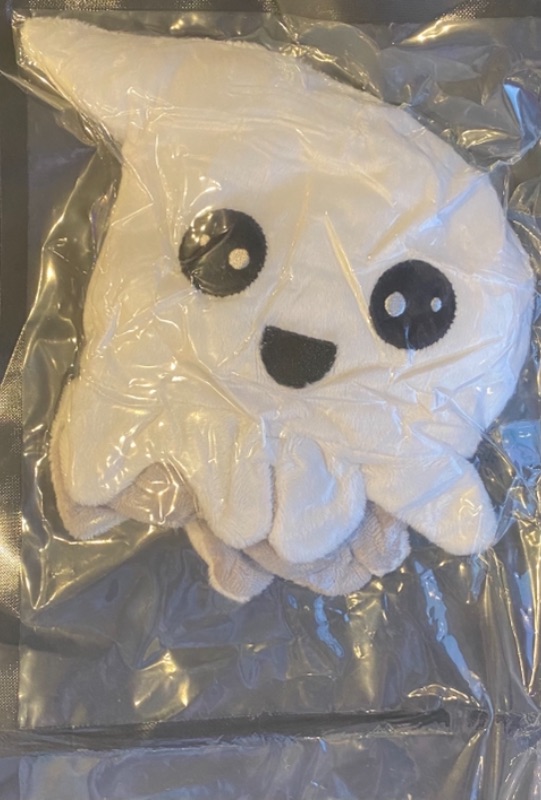 Photo 1 of CCINEE Halloween Reversible Plush Ghost (Black-White)