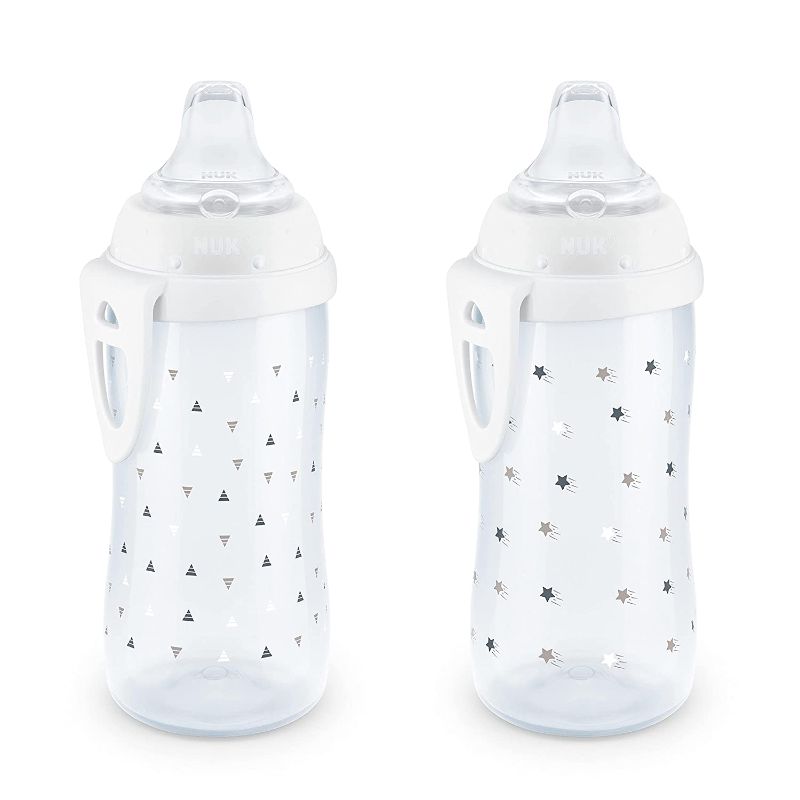 Photo 1 of NUK Active Sippy Cup, 10 oz, 2 Pack, 12+ Months, Timeless Collection, Amazon Exclusive