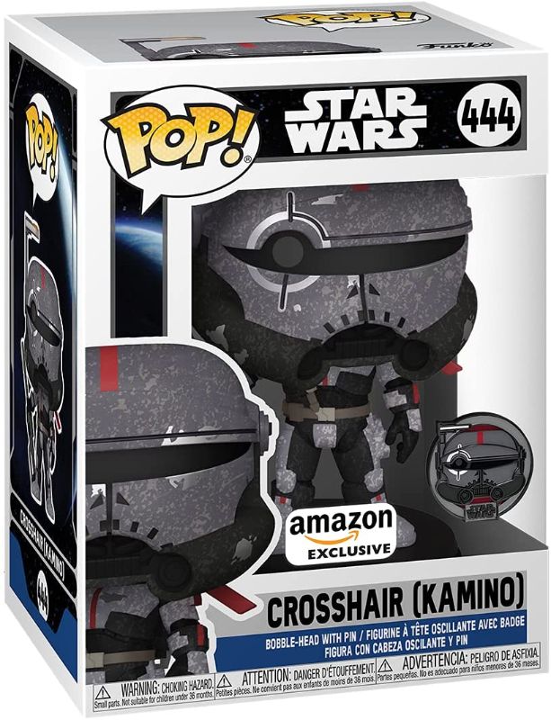 Photo 1 of Funko Pop and Pin! Star Wars: Bad Batch - Crosshair (Kamino) Across The Galaxy, Amazon Exclusive