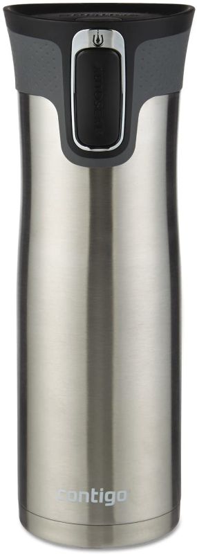 Photo 1 of Contigo Autoseal West Loop Vacuum-Insulated Travel Mug, 20 Oz, Stainless Steel