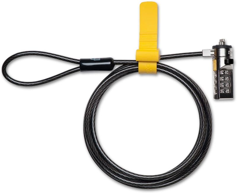 Photo 1 of Kensington Combination Cable Lock for Laptops and Other Devices (K64673AM), Black