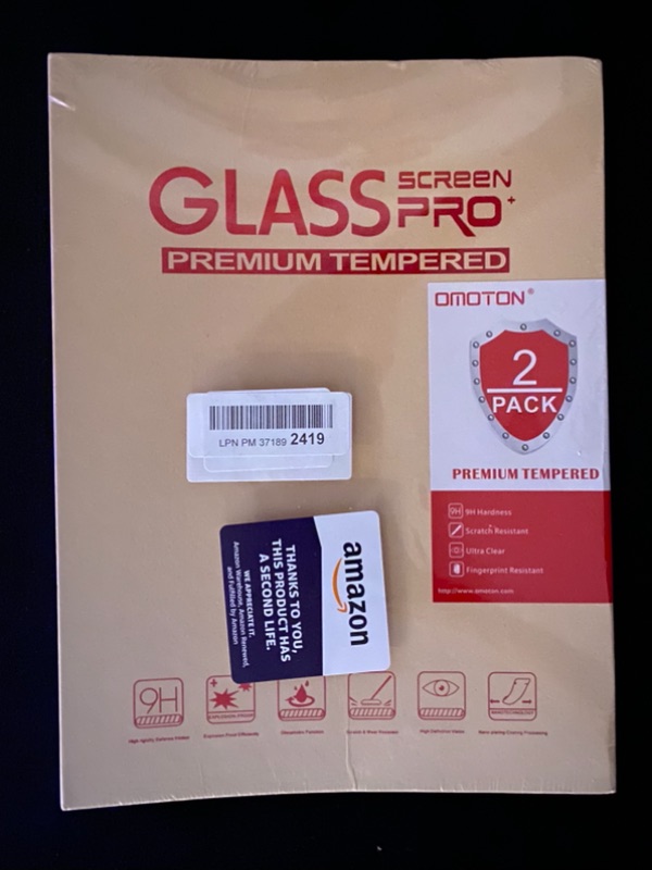 Photo 1 of OMOTON (2 Pack) Premium Tempered Screen Protector