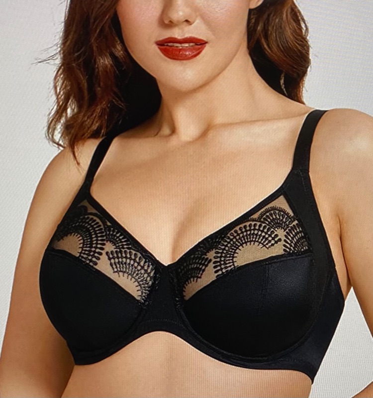 Photo 1 of AISILIN Women's Sexy Lace Bra Non Padded Underwire Plus Size Full Coverage Support (46E)
