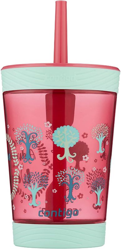 Photo 2 of CONTIGO Spill-Proof Kids Tritan Straw Tumbler, 14 Oz, Sprinkles Pink