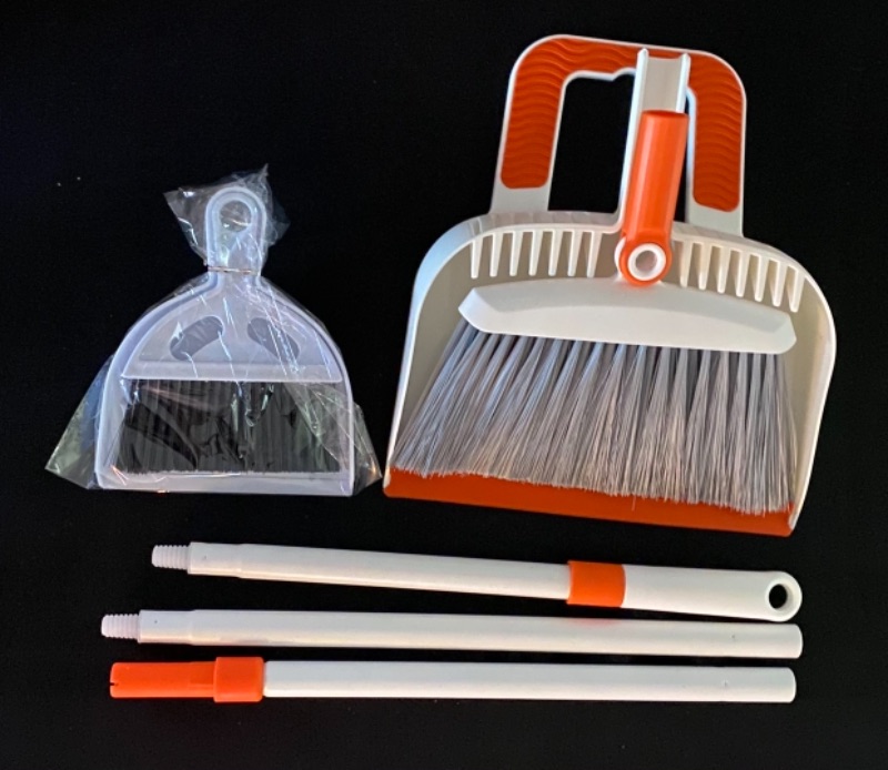 Photo 1 of Broom and Dustpan Set with Built-in Comb