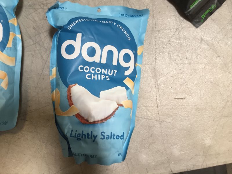 Photo 2 of Dang Lightly Salted Coconut Chips - 3.17oz 5 PK 