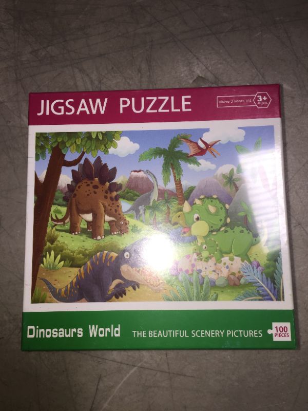 Photo 1 of WOWOK 100 PIECE JIGSAW PUZZLE FOR KIDS 