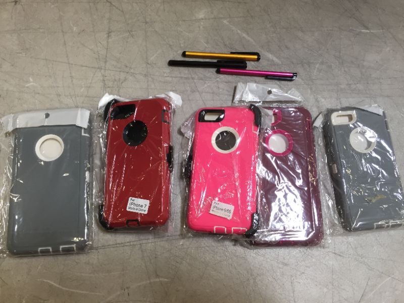 Photo 1 of 5 pack of iPhone cases (various sizes)