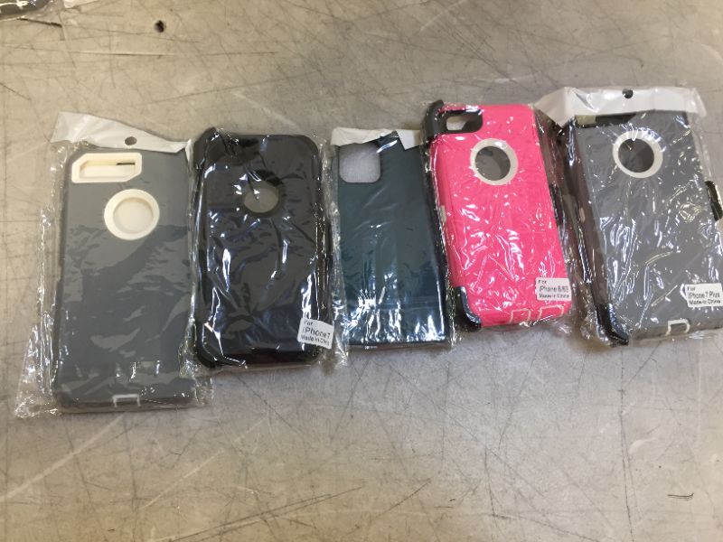 Photo 1 of 5 pack of iPhone cases (various sizes)