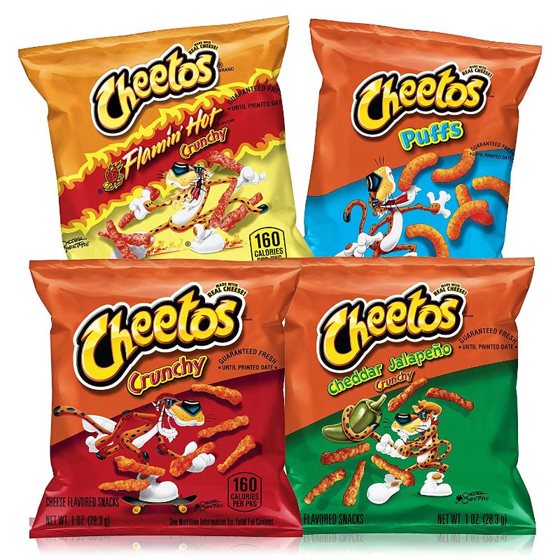 Photo 1 of Cheetos Cheese Flavored Snacks Variety Pack, 40 Count
