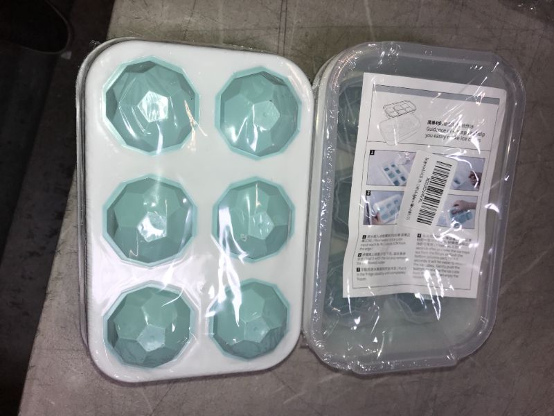 Photo 1 of 2 packs geometric ice trays