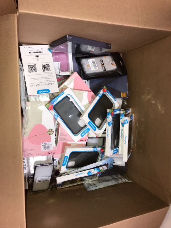 Photo 1 of box lot various phone cases for various models