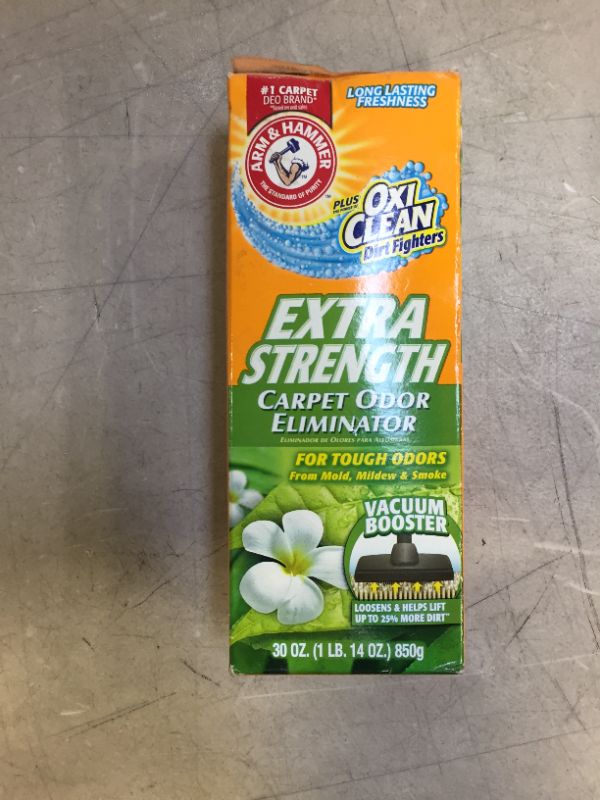 Photo 2 of 
Click image to open expanded view
Arm & Hammer Extra Strength Odor Eliminator for Carpet and Room, 30 Ounce 