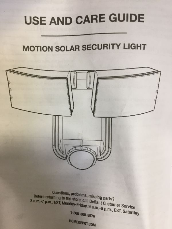 Photo 1 of 180° 2-Head White Solar Powered Motion Outdoor Integrated LED Flood Light