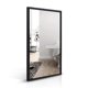 Photo 1 of ANDY STAR Black Bathroom Mirror, 24"X36"Matte Black Frame Wall Mirror, Modern Rectangle Wall Mirror with Premium Pine Wood Frame