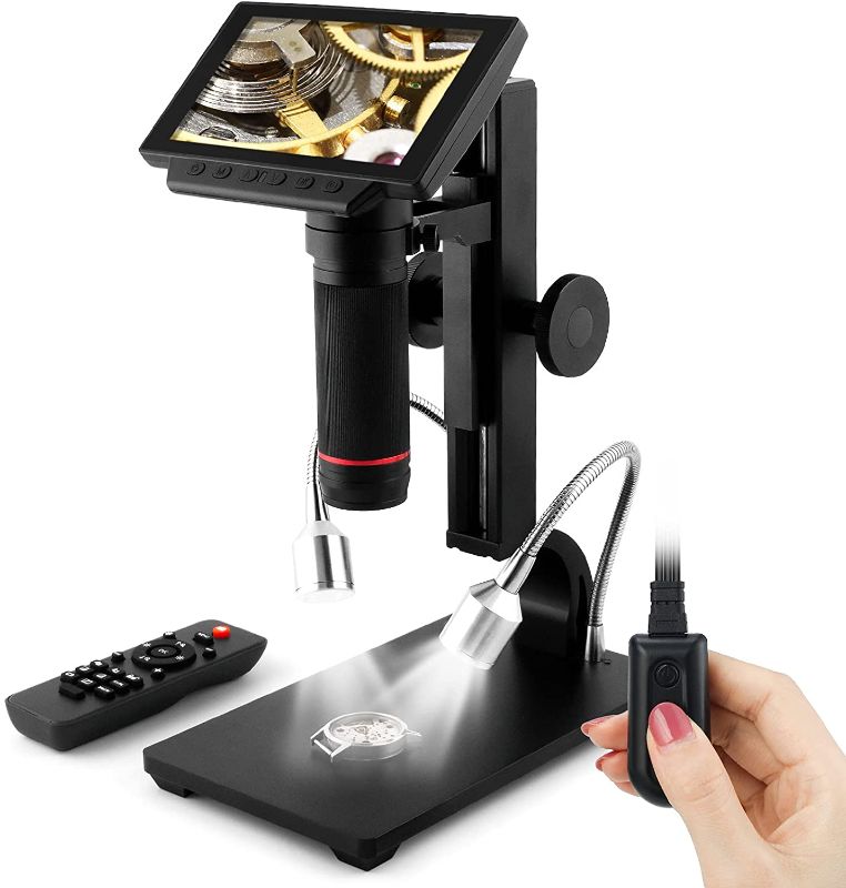 Photo 1 of Andonstar ADSM302 1080P HDMI Portable USB Digital Microscope with Adjust Screen for Soldering and Phone Repair
