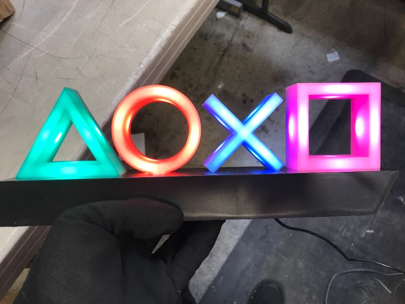 Photo 1 of Generic Playstation Icons Light with 3 Light Modes 