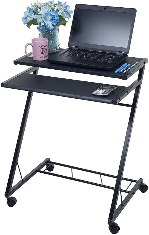 Photo 1 of Mobile Rolling Cart Compact Computer Desk