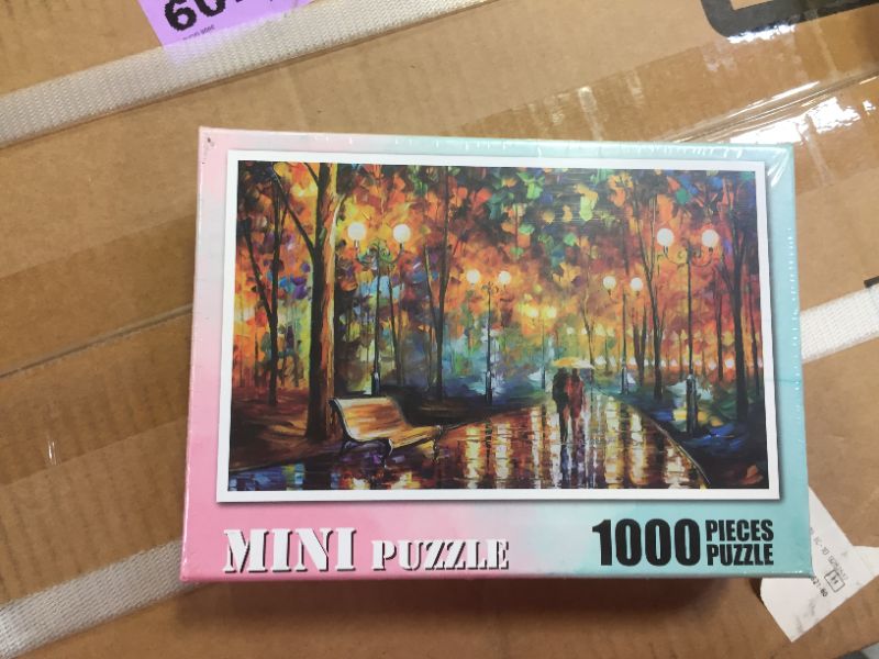 Photo 1 of 5 PACK Jigsaw Puzzle 1000 Piece - Autumn Leaves Forest Intellectual Decompressing Fun Game Hands-on Ability Logical Thinking Exercise Toy Gifts for Adults & Kids