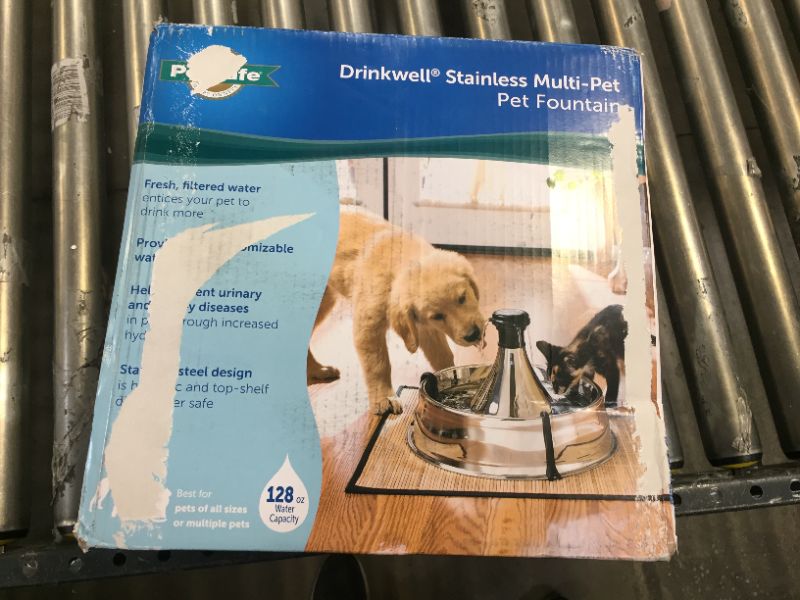 Photo 1 of Drinkwell 360 Stainless Steel Pet Fountain