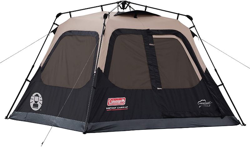 Photo 1 of Coleman 4-Person Instant Cabin Tent - Gray