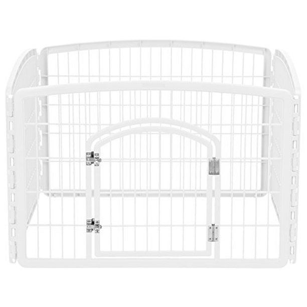 Photo 1 of IRIS USA 4-Panel Pet Playpen with Door, size 35.25"L x 35.25"W x 24"H CI-604
