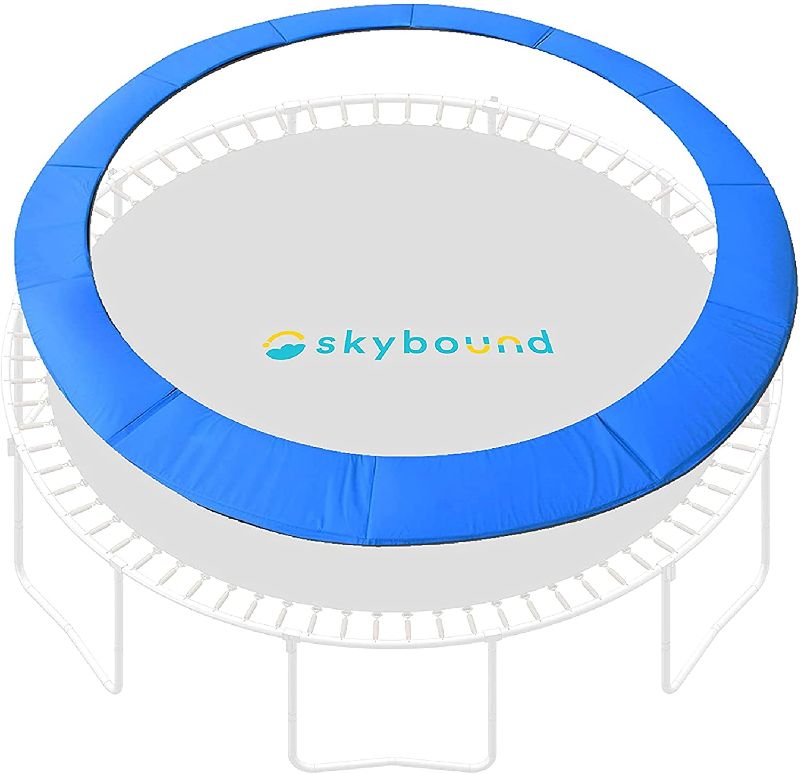 Photo 1 of SkyBound Universal Replacement Trampoline Safety Pad - Spring Cover Fits 8ft 10ft 12ft 14ft 15ft Frames - Comfortable, Long Lasting, and Water-Resistant
