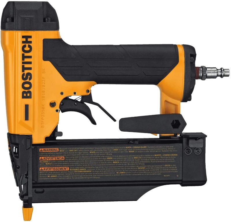 Photo 1 of BOSTITCH Pin Nailer, 23 Gauge, 2-Inch (BTFP2350K)
