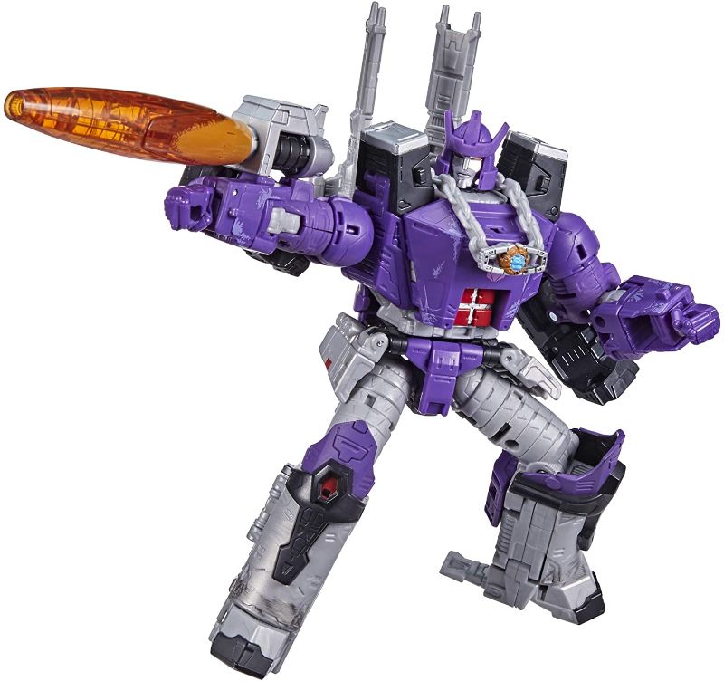 Photo 1 of Transformers Toys Generations War for Cybertron: Kingdom Leader WFC-K28 Galvatron Action Figure - Kids Ages 8 and Up, 7.5-inch
