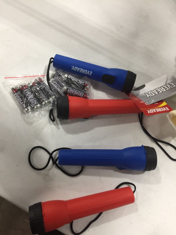 Photo 2 of Eveready LED Flashlight Multi-Pack, Bright and Durable, Super Long Battery Life, Use for Emergencies, Camping, Outdoor, Batteries Included
