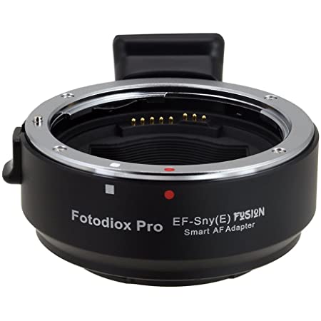 Photo 1 of Fotodiox Pro Fusion Smart Adapter Compatible with Canon EOS EF/EF-s Lenses to Select Sony Alpha E-Mount Mirrorless Camera Body
