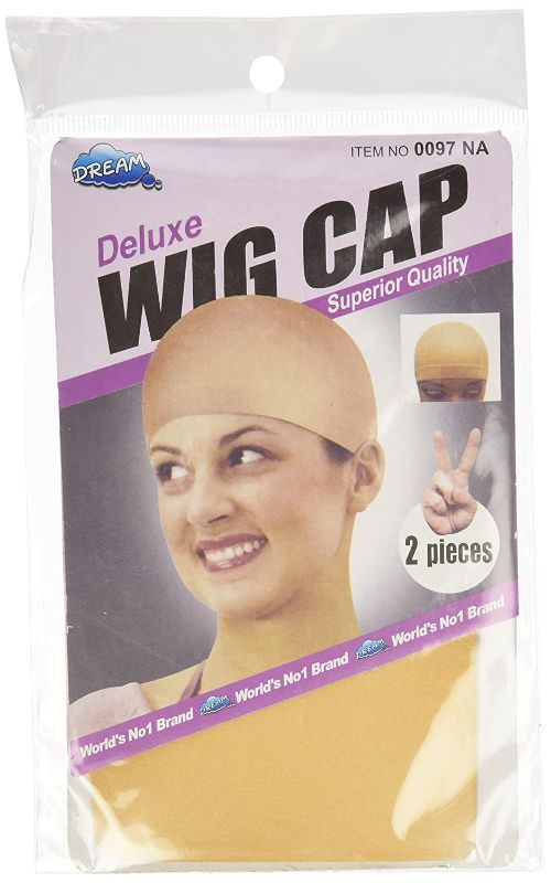 Photo 1 of 2 Pk Quality WIG CAP Nylon MUST HAVE One Size BEIGE/NUDE