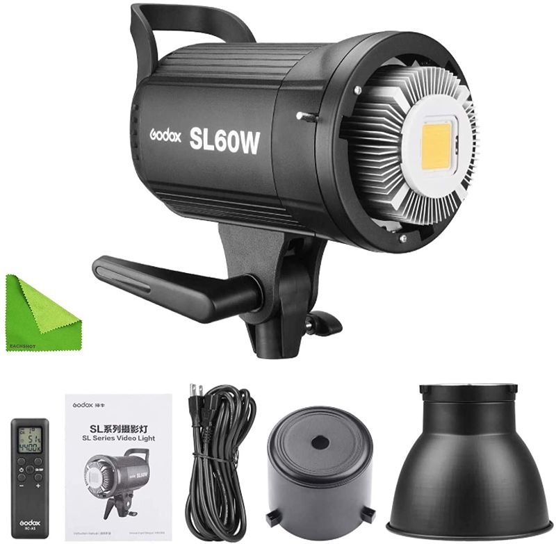 Photo 1 of Godox SL-60W SL60W LED Video Light Photography Light 60W CRI95+ Qa>90 5600±300K Bowens Mount, Wirelessly Adjust Brightness, 433MHz Grouping System...
