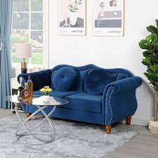Photo 1 of Blue Sofa Couch
