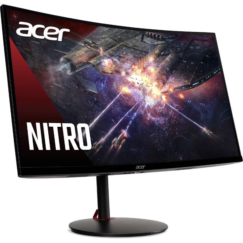 Photo 1 of Acer Nitro XZ0 XZ270 Xbmiipx 27" IPS LED Curved Gaming Monitor - Black
