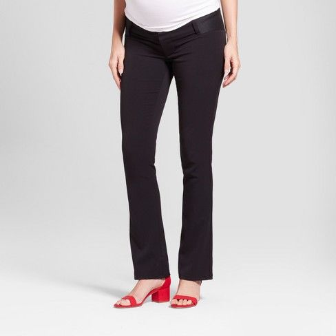 Photo 1 of Maternity Inset Panel Bootcut Trouser - Isabel Maternity by Ingrid & Isabel 